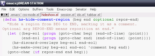 Табы в Emacs
